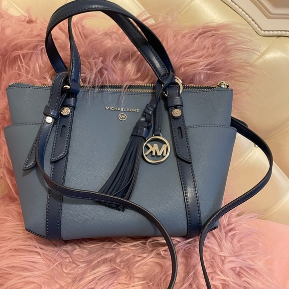 bolso bolsa michael kors azul marino